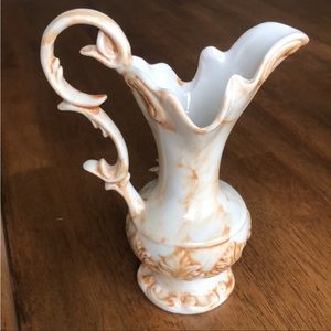 Hand Made Pottery Pitcher Creamer Vase 7.5"
